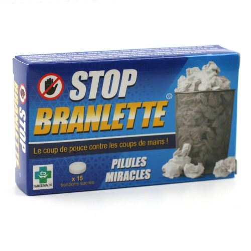 STC - Boite de Médicament Bonbon Humoristique – Stop Branlette