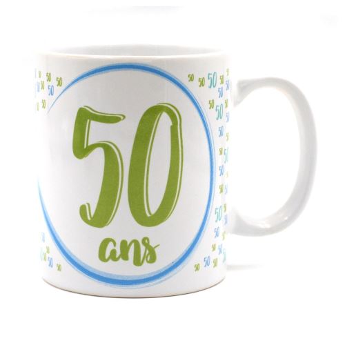 Mug Anniversaire - 50 ans vert