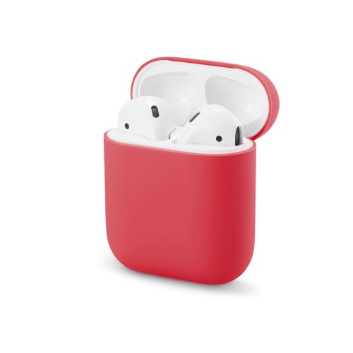 Coque en silicone WISETONY épais et souple antichoc pour Apple AirPods - Rouge