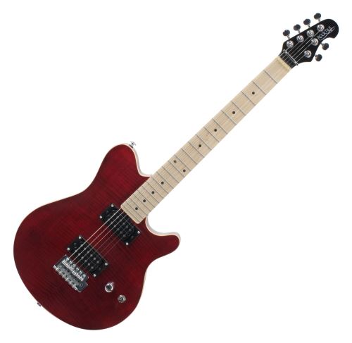 Rocktile Pro MM150-TR guitare eléctrique transparent red