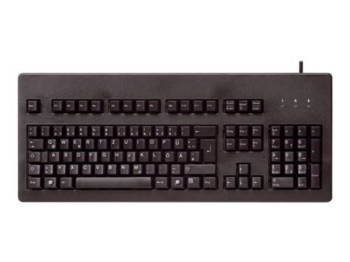 CHERRY G80-3000 - Toetsenbord - PS/2, USB - Duits - zwart