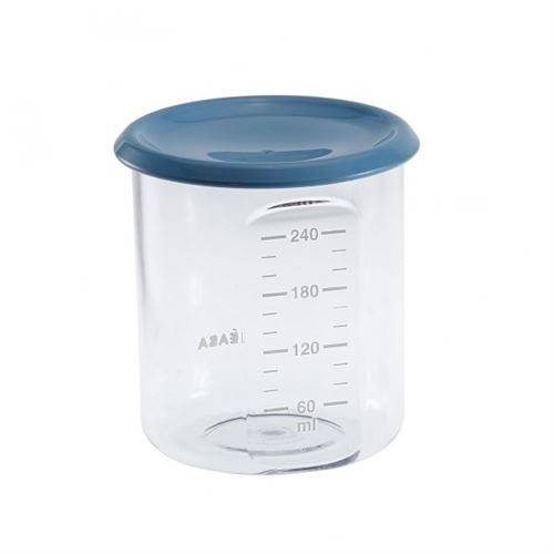 Pot de conservation maxi portion 240 ml blue - beaba