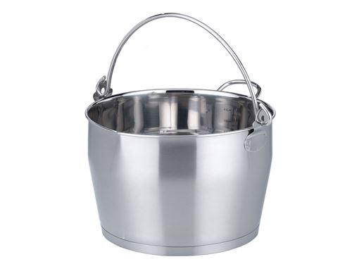 Chaudron de cuisson en inox 9.2L tous feux dont induction