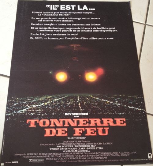 Tonnerre De Feu AFFICHE CINEMA ORIGINALE