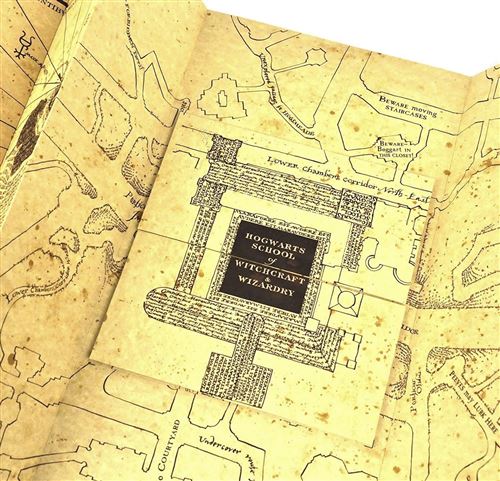Replique Carte Du Maraudeur Harry Potter Marauder S Map Noble