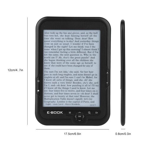 31€98 sur Liseuse numérique E-book Reader portable 6 pouces 8 Go 800x600  300DPI avec Etui - Noir - Liseuse eBook - Achat & prix