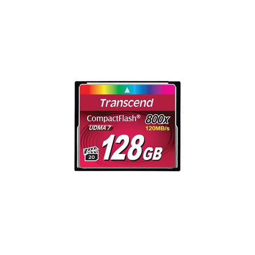 Carte CompactFlash Transcend 128GB 800x MLC 120MB/s 60MB/s Noir - Image 4