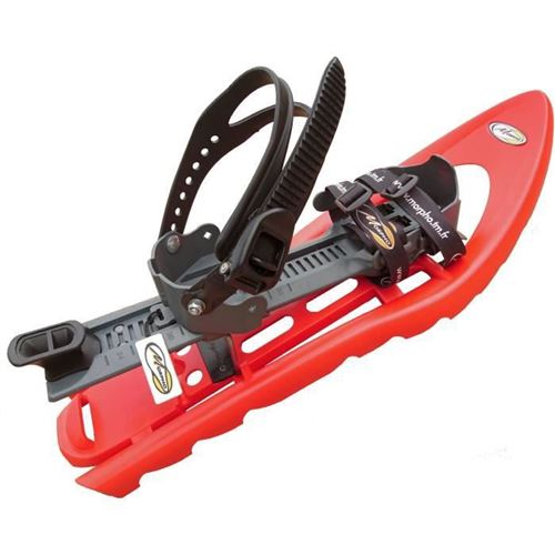 MORPHO Trimove S ALP Light, Paire de raquettes a neige, Twin Tip, Rouge/Gris- Small