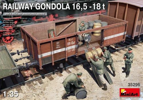 Railway Gondola 16,5-18 T - 1:35e - Miniart