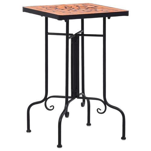 Vidaxl Table De Bistro Mosaïque Terre Cuite - Image 3