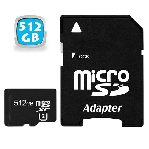 Carte Mémoire Micro SD SAMSUNG EVO Plus 512Go Micro SDXC U3 512GB 100Mb/s  Nouvelle Version 2020 - Carte mémoire micro SD - Achat & prix