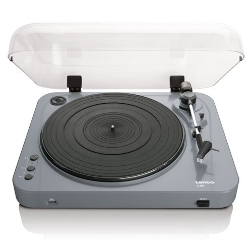 Platine vinyle avec encodage USB direct Lenco L-85 Grey Gris