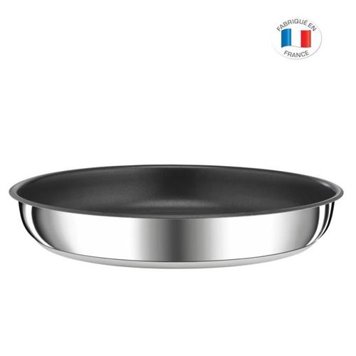 L9730402 INGENIO PREFERENCE Poele 24 cm, inox, antiadhésif, poignée vendue séparément, tous feux dont induction