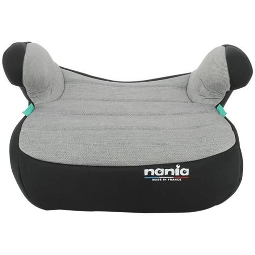 Rehausseur ceinturé ALPHA 135-150 cm R129 – de 8 à 12 ans – Fabrication française - Avec accoudoirs - Gris