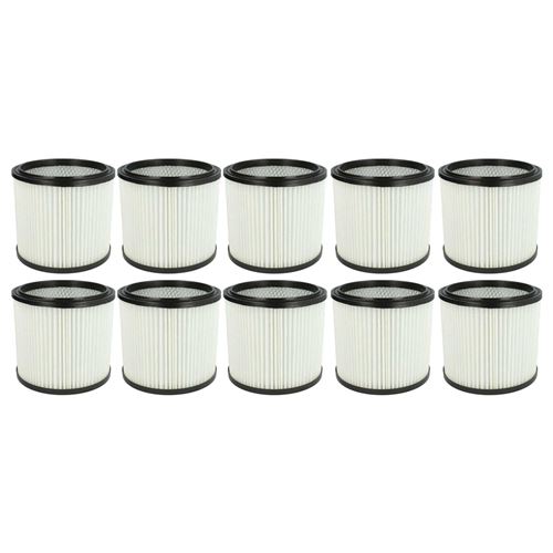 Vhbw - 10x filtre rond pour aspirateur multifonction compatible avec Lavor gsa 300