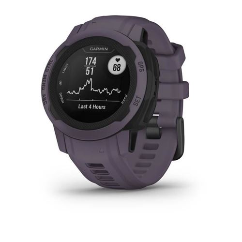 Garmin Instinct 2S - 40 Mm - Orchidée Profonde - Montre De Sport Avec Bande - Silicone - Taille Du Poignet : 112-180 Mm - Monochrome - 32 Mo - Bluetooth, Ant+ - 42 G