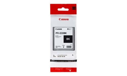 Canon PFI-030BK - 55 ml - noir - original - réservoir d'encre - pour imagePROGRAF TA-20 TA-20 MFP L24ei TA-30 TA-30 MFP L36ei