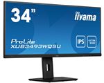 iiyama ProLite XUB3493WQSU-B5 - Écran LED - 34" - 3440 x 1440 UWQHD @ 75 Hz - ADS-IPS - 400 cd/m² - 1000:1 - 4 ms - 2xHDMI, DisplayPort - haut-parleurs - noir mat
