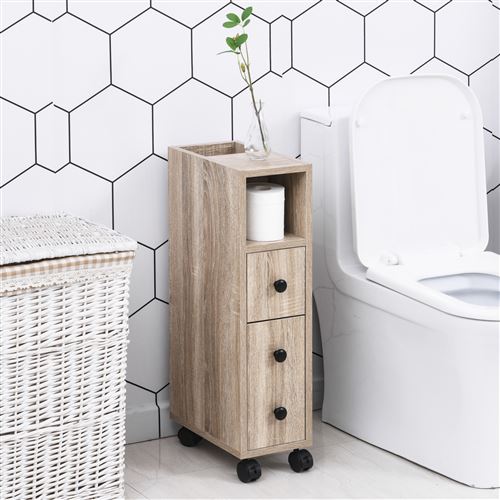 Sobuy bzr53-w support papier toilette armoire toilettes porte