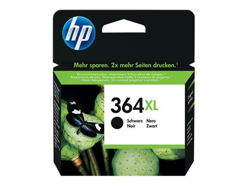 HP 364XL - Hoog rendement - zwart - origineel - inktcartridge - voor Deskjet 35XX; Photosmart 55XX, 55XX B111, 65XX, 65XX B211, 7510 C311, B110, Wireless B110