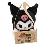 Peluche Kuromi 23cm - Jouet Anime Doux - Cadeau Anniversaire, Noël Pour Enfants Et Collectionneurs