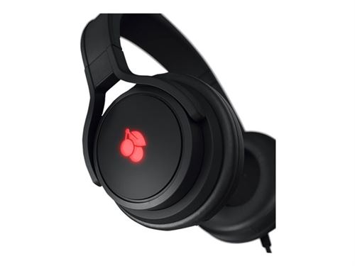 CHERRY JA-2200 Casque Avec fil Arceau Jouer Noir