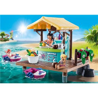 Playmobil 70612 Family Fun Bar flottant vacanciers - 1