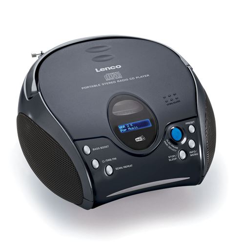 Radio DAB+ portable avec lecteur CD et Bluetooth® Lenco SCD