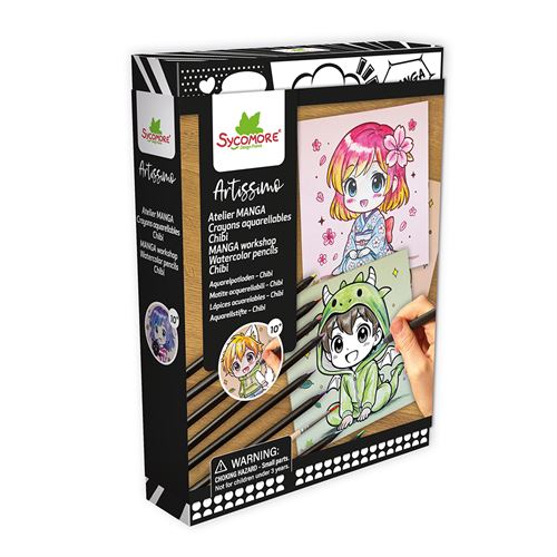 Non Communiqué Vert Artissimo - Pm Atelier Manga - Personnages Chibi