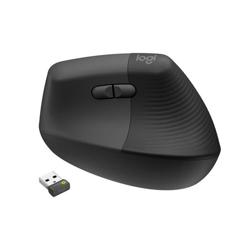 Logitech - Lift for Business - Souris verticale ergonomique - Sans fil - Bluetooth - Graphite - Image 5