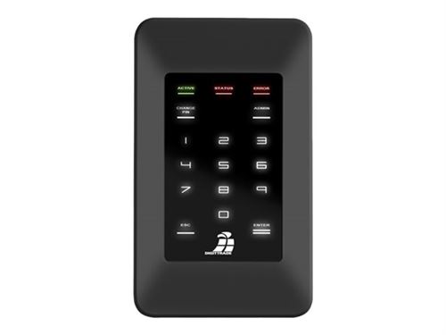 DIGITTRADE HS256 S3 High Security - Solid state drive - gecodeerd - 2 TB - extern (draagbaar) - 2.5 - USB 3.0 - 256-bits AES, FIPS 197