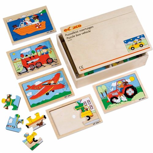 Boîte à puzzles - Véhicules