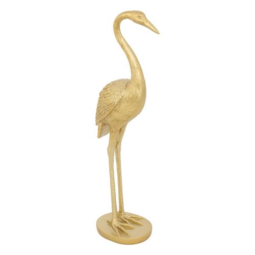 Non Communiqué Doré Atmosphera Créateur D'intérieur - Statuette Déco Héron "Automne" 41Cm