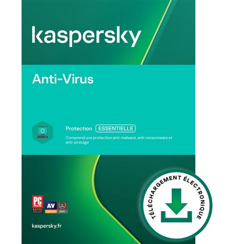 Kaspersky Anti-Virus 2022 1 Pc 1 An - Version téléchargement