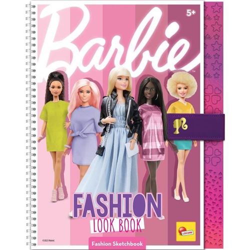 Livret de création Collection de mode - Barbie Sketch Book Fashion Look - A partir de 5 ans
