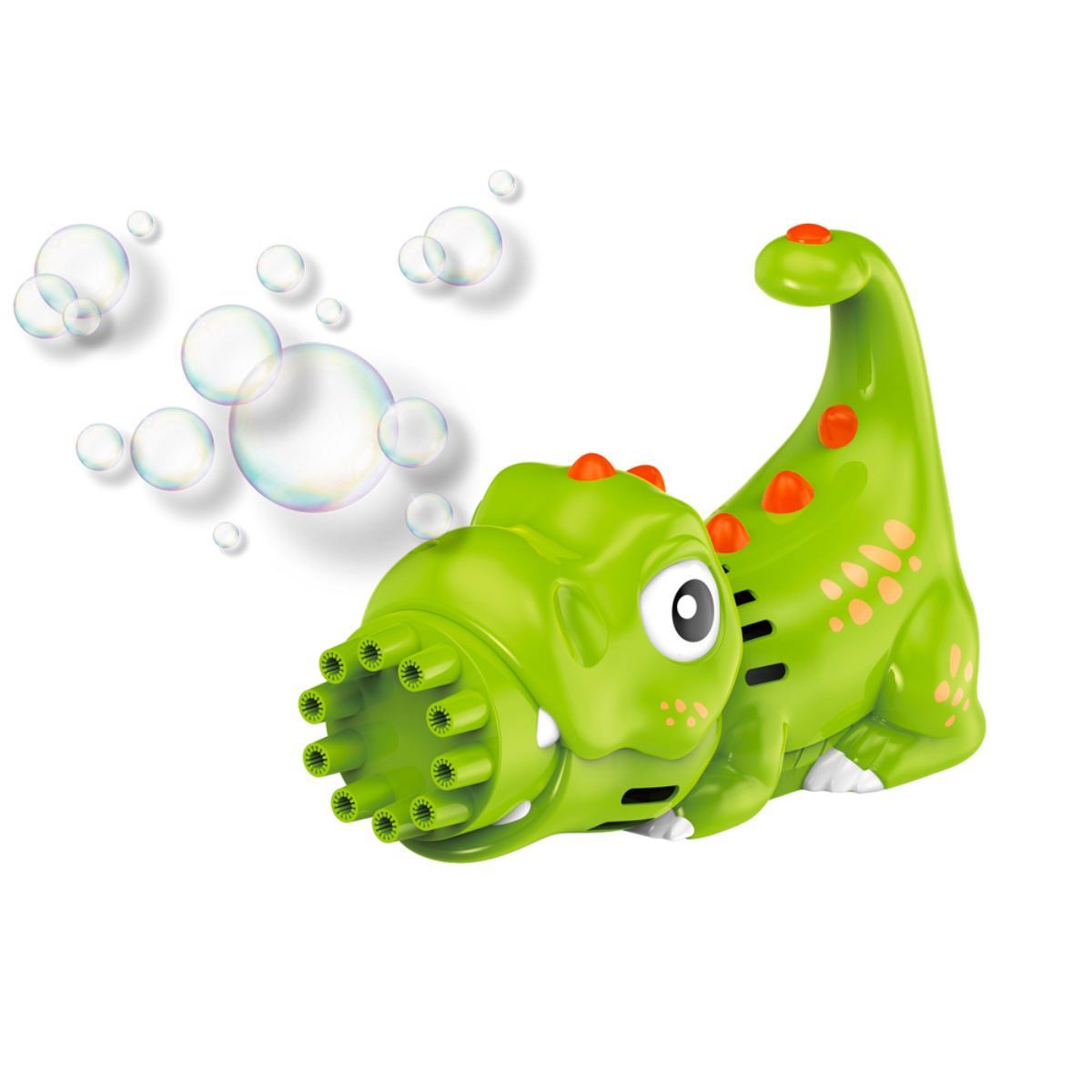 ColorBaby Pistolet à Bulles Électrique Crocodile – 110 Ml De Liquide – Piles Incluses – Dès 3 Ans