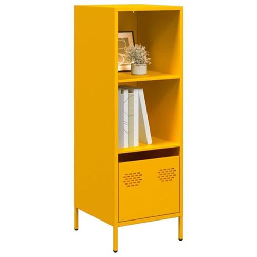 Vidaxl Jaune Buffet Haut - Moutarde - Image 3