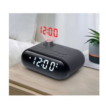 Radio-réveil double alarme noir Muse M179P