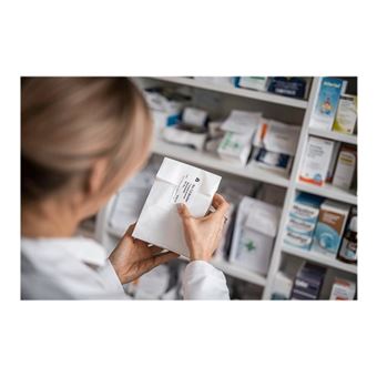 Brother - Wit - 76 x 44 mm 400 etiket(ten) (1 rol(len) x 400 gesneden etiketten met kleur (pak van 8) - voor Brother TD-4410D, TD-4420DN, TD-4550DNWB - 1