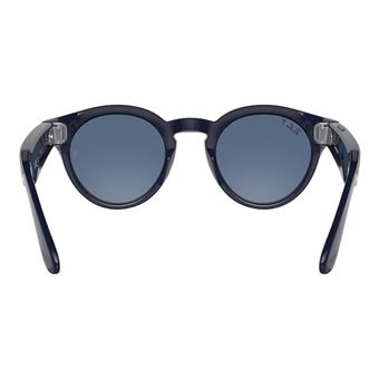 Lunettes de soleil Ray-Ban Stories Round Bleu polarisé