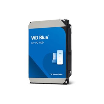 WD Blue WD40EZAX - Disque dur - 4 To - interne - 3.5" - SATA 6Gb/s - 5400 tours/min - mémoire tampon : 256 Mo - 1