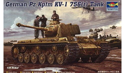 Maquette Trumpeter Pz.756 (r)- 1/35 - Maquette militaire