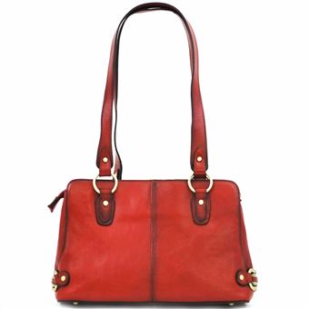 Sac à main KATANA en cuir rouge 6511 Sac porté main Achat