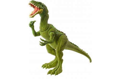 Dinosaure masiakasaurus - jurassic world - dino attaque féroce 18 cm - animaux préhistorique vert - nouveauté