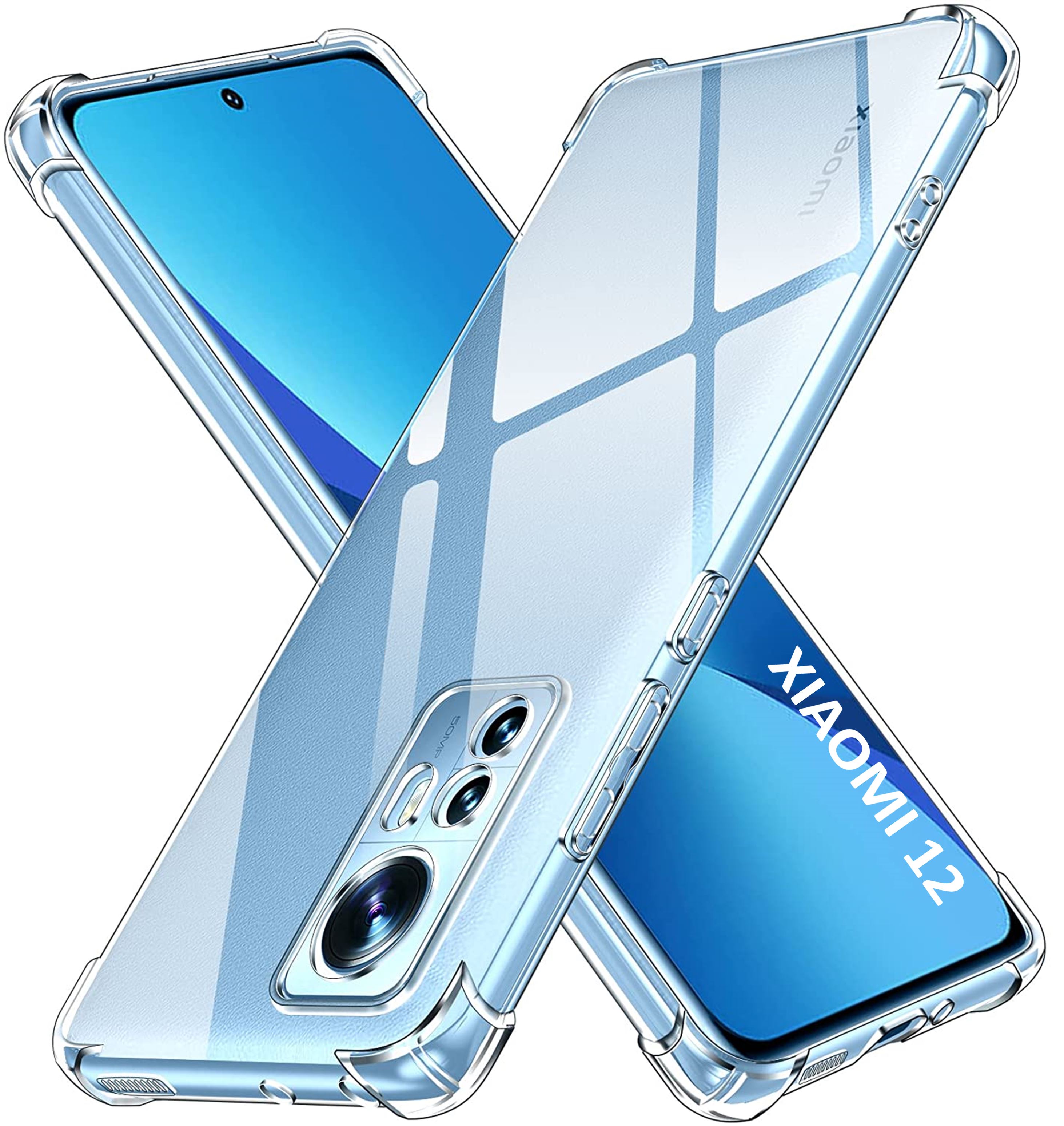 Coque Silicone Transparente Pour Xiaomi 12X – Housse Fine TPU Antichoc, Protection Totale