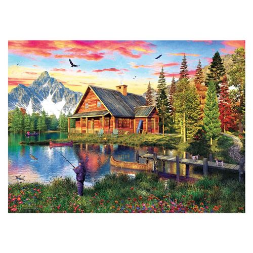 Puzzle Eurographics - Dominic Davison : La cabane de pêcheur, 1000 pièces