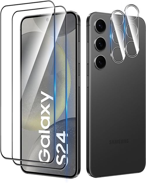 Verres Trempes et Protections Camera Arriere Transparent X2 Pour Samsung Galaxy S24 Little Boutik©