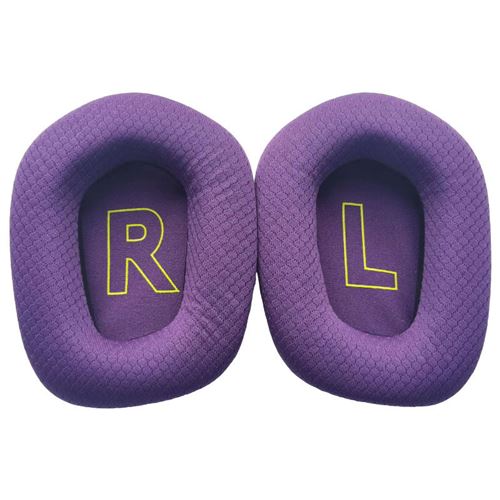 Generique Violet Remplacement Oreille Coussin Compatible Marque Logitech G733 - Image 2