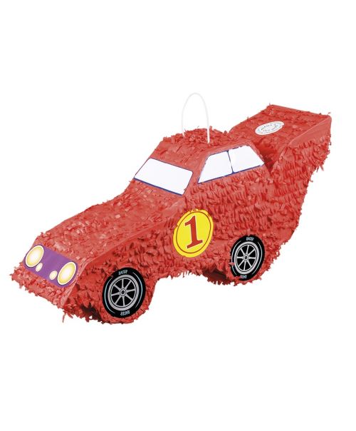Boland piñata garçon voiture de course rouge 55 x 23 cm