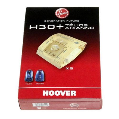 Boite De 5 Sacs Antibacterie H30S Sensory Telios Arianne Aspirateur 09178278 Hoover - 36087